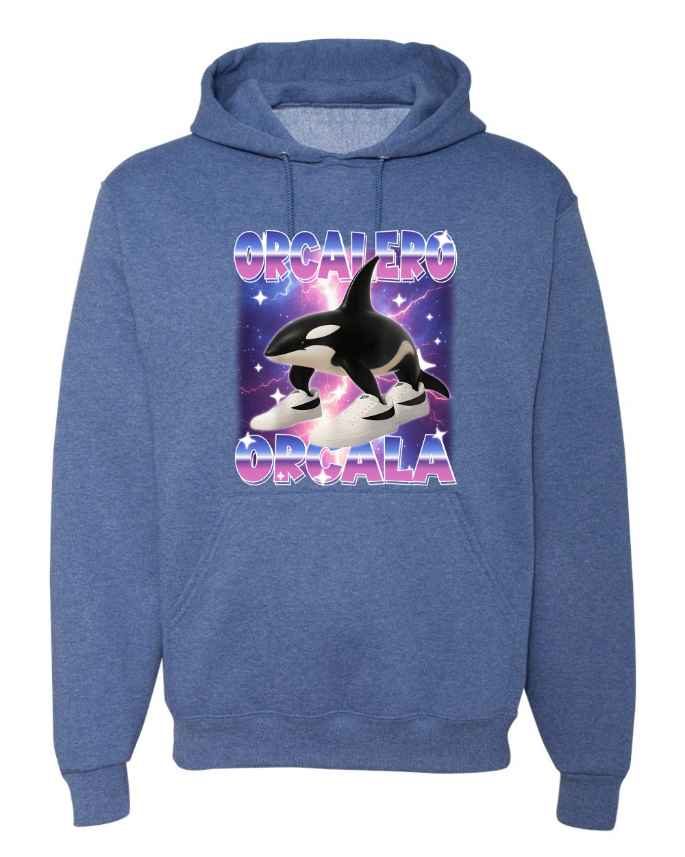 Orcalero Orcala Brainrot Divertido Orca en Tenis Sudadera con Capucha Sudadera - Imagen 18 de 28