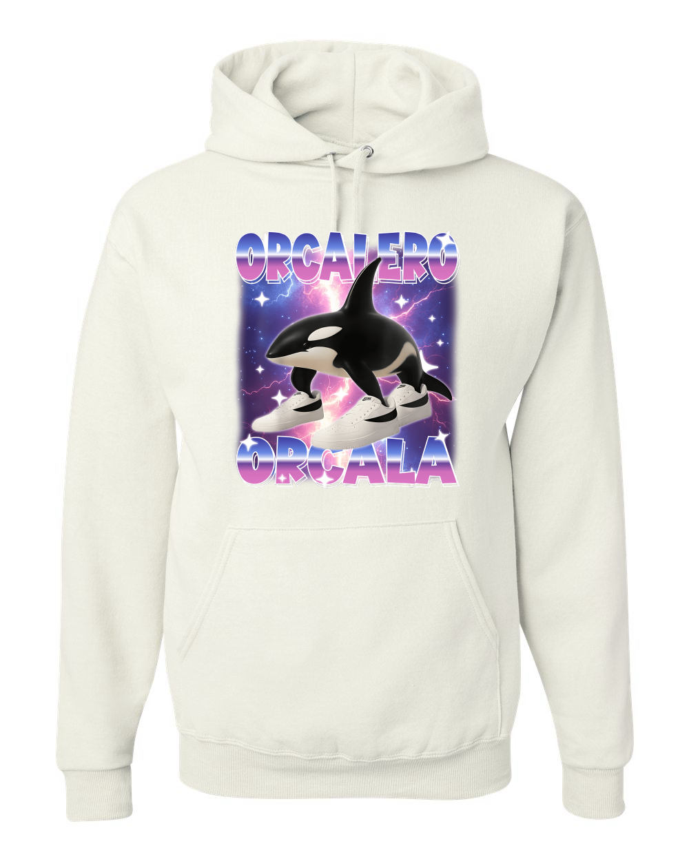 Orcalero Orcala Brainrot Divertido Orca en Tenis Sudadera con Capucha Sudadera - Imagen 21 de 28