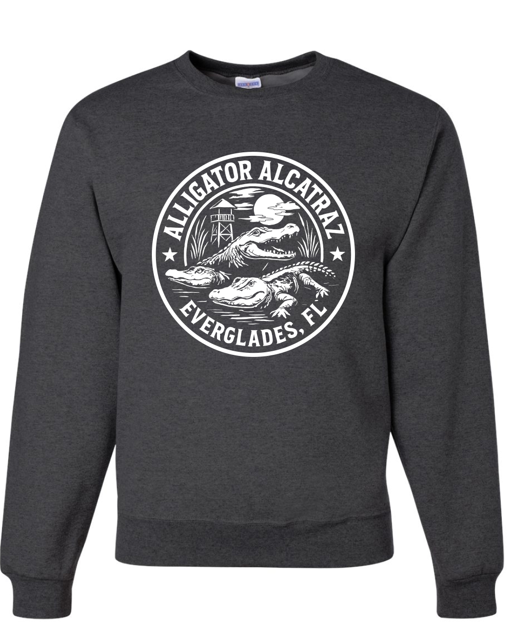 Sudadera Alligator Alcatraz Divertida Florida Gator Prison Souvenir Cuello Redondo - Imagen 7 de 22