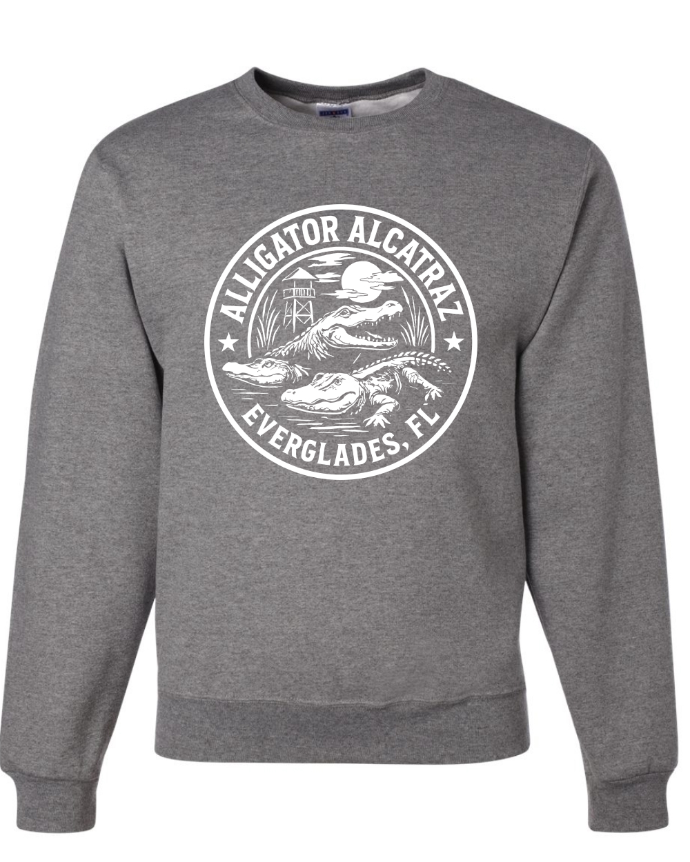 Sudadera Alligator Alcatraz Divertida Florida Gator Prison Souvenir Cuello Redondo - Imagen 8 de 22