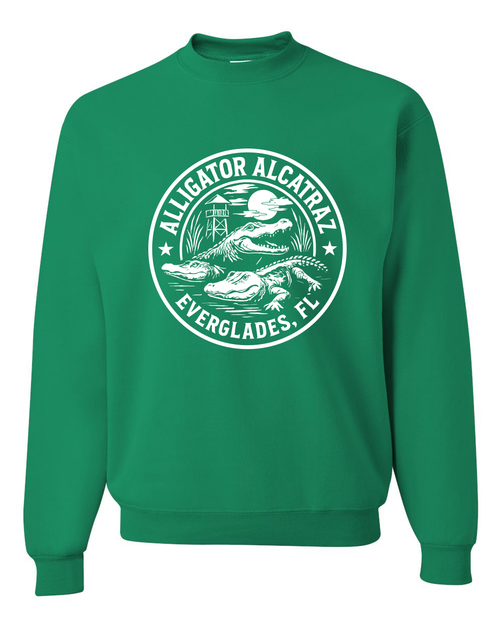 Sudadera Alligator Alcatraz Divertida Florida Gator Prison Souvenir Cuello Redondo - Imagen 9 de 22