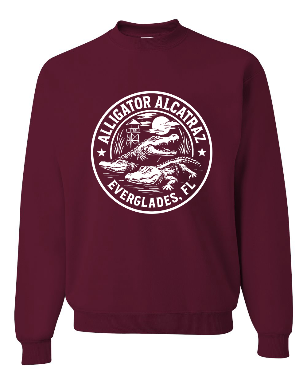 Sudadera Alligator Alcatraz Divertida Florida Gator Prison Souvenir Cuello Redondo - Imagen 11 de 22
