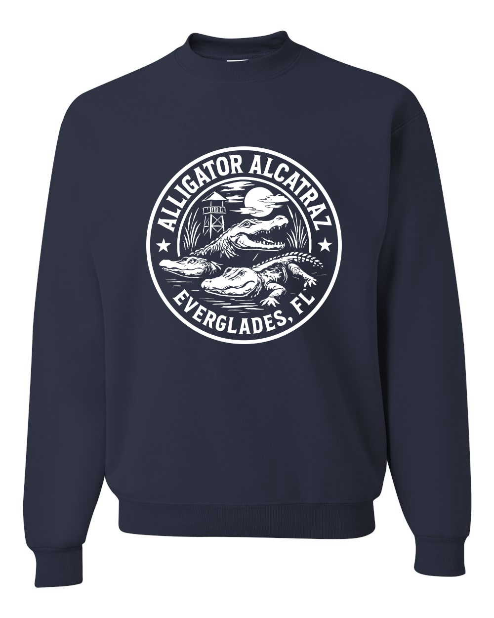 Sudadera Alligator Alcatraz Divertida Florida Gator Prison Souvenir Cuello Redondo - Imagen 12 de 22