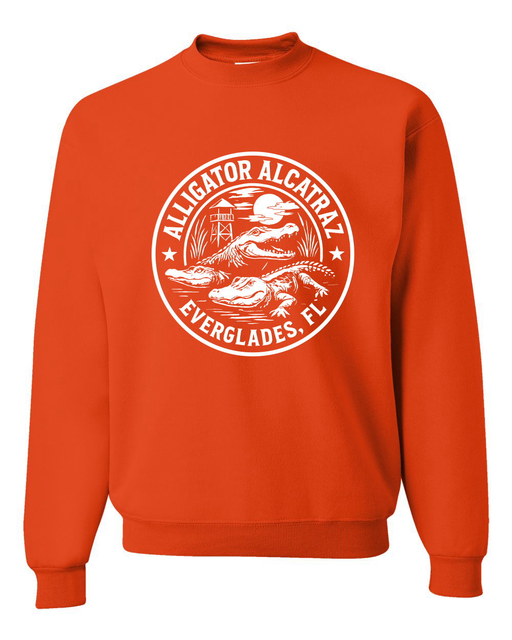 Sudadera Alligator Alcatraz Divertida Florida Gator Prison Souvenir Cuello Redondo - Imagen 14 de 22