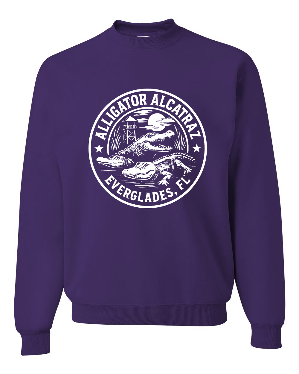 Sudadera Alligator Alcatraz Divertida Florida Gator Prison Souvenir Cuello Redondo - Imagen 15 de 22