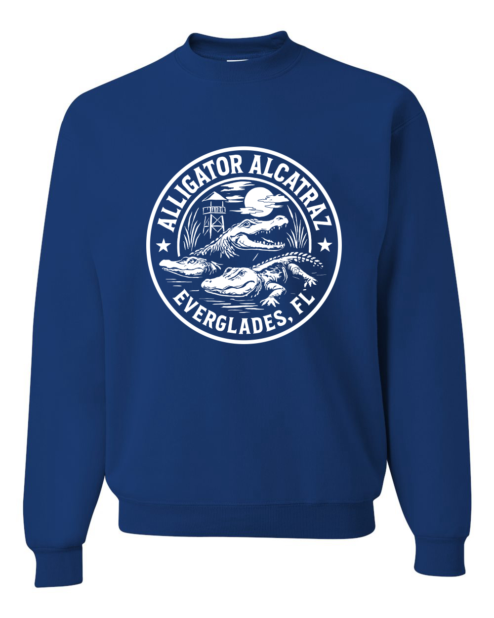 Sudadera Alligator Alcatraz Divertida Florida Gator Prison Souvenir Cuello Redondo - Imagen 17 de 22