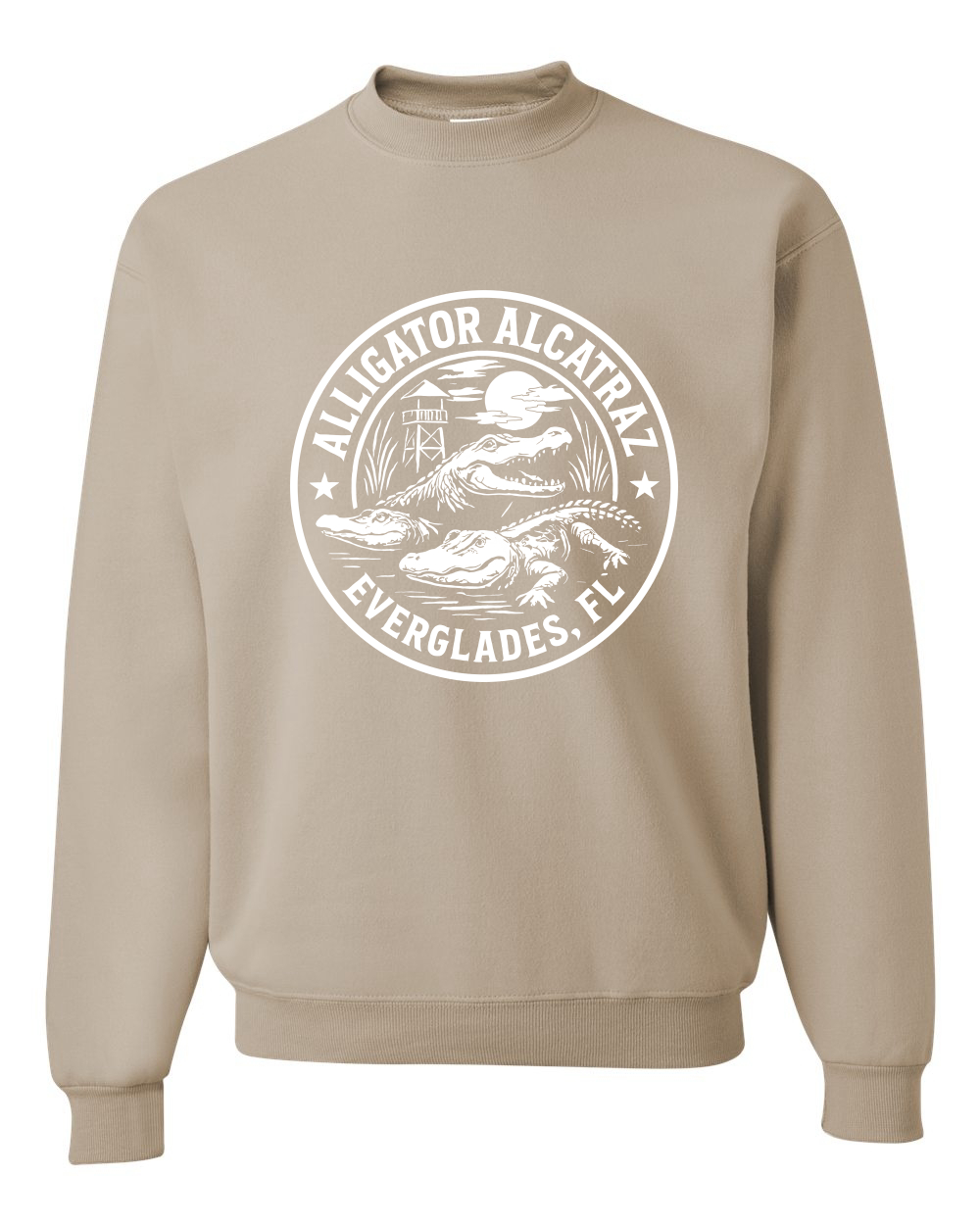 Sudadera Alligator Alcatraz Divertida Florida Gator Prison Souvenir Cuello Redondo - Imagen 22 de 22