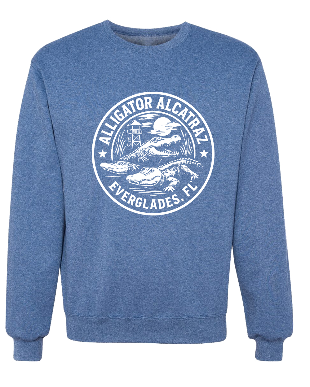 Sudadera Alligator Alcatraz Divertida Florida Gator Prison Souvenir Cuello Redondo - Imagen 18 de 22