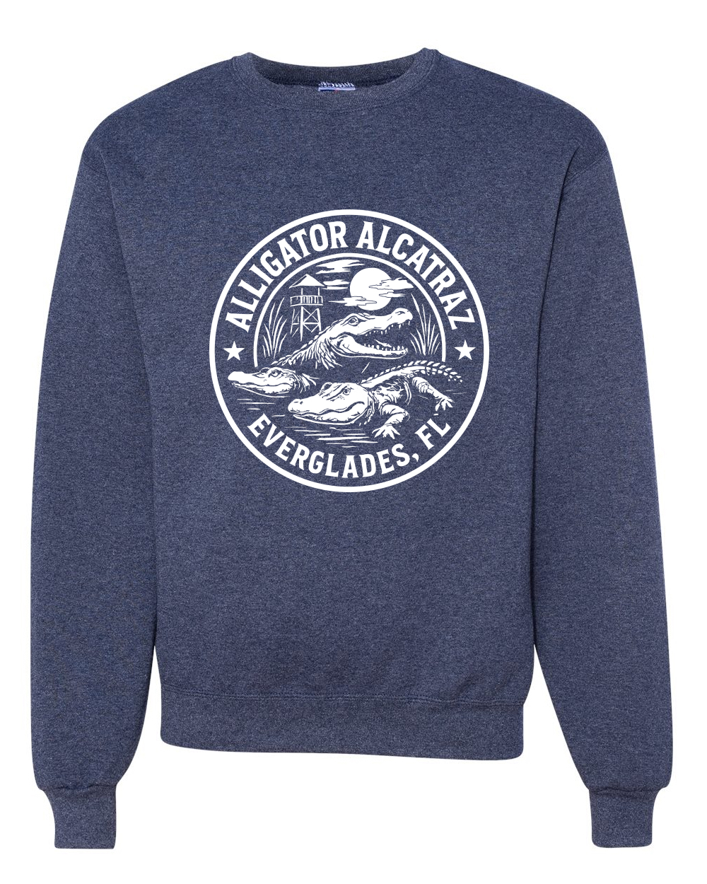 Sudadera Alligator Alcatraz Divertida Florida Gator Prison Souvenir Cuello Redondo - Imagen 19 de 22