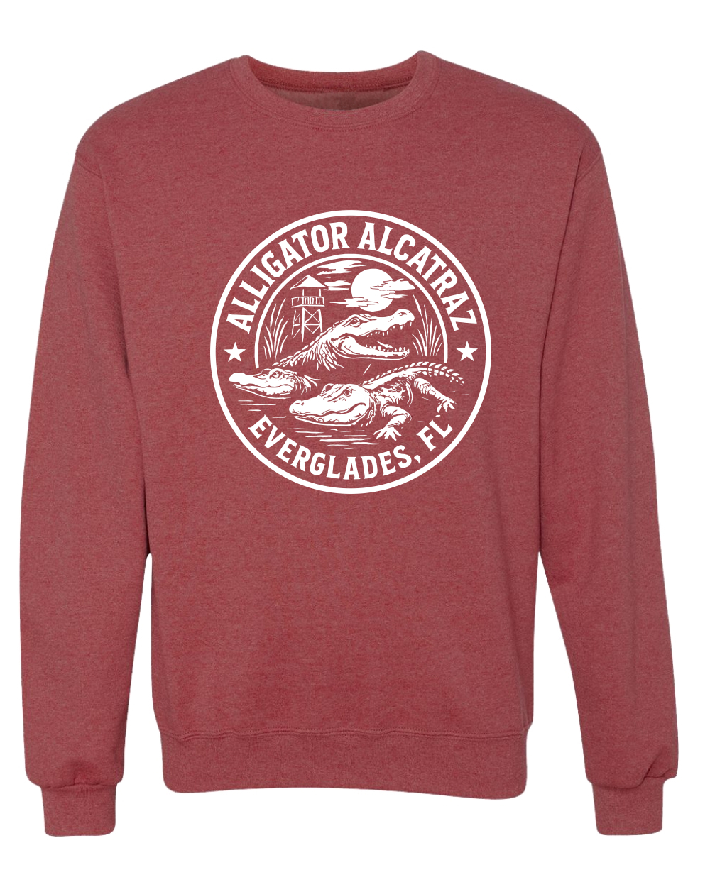 Sudadera Alligator Alcatraz Divertida Florida Gator Prison Souvenir Cuello Redondo - Imagen 20 de 22