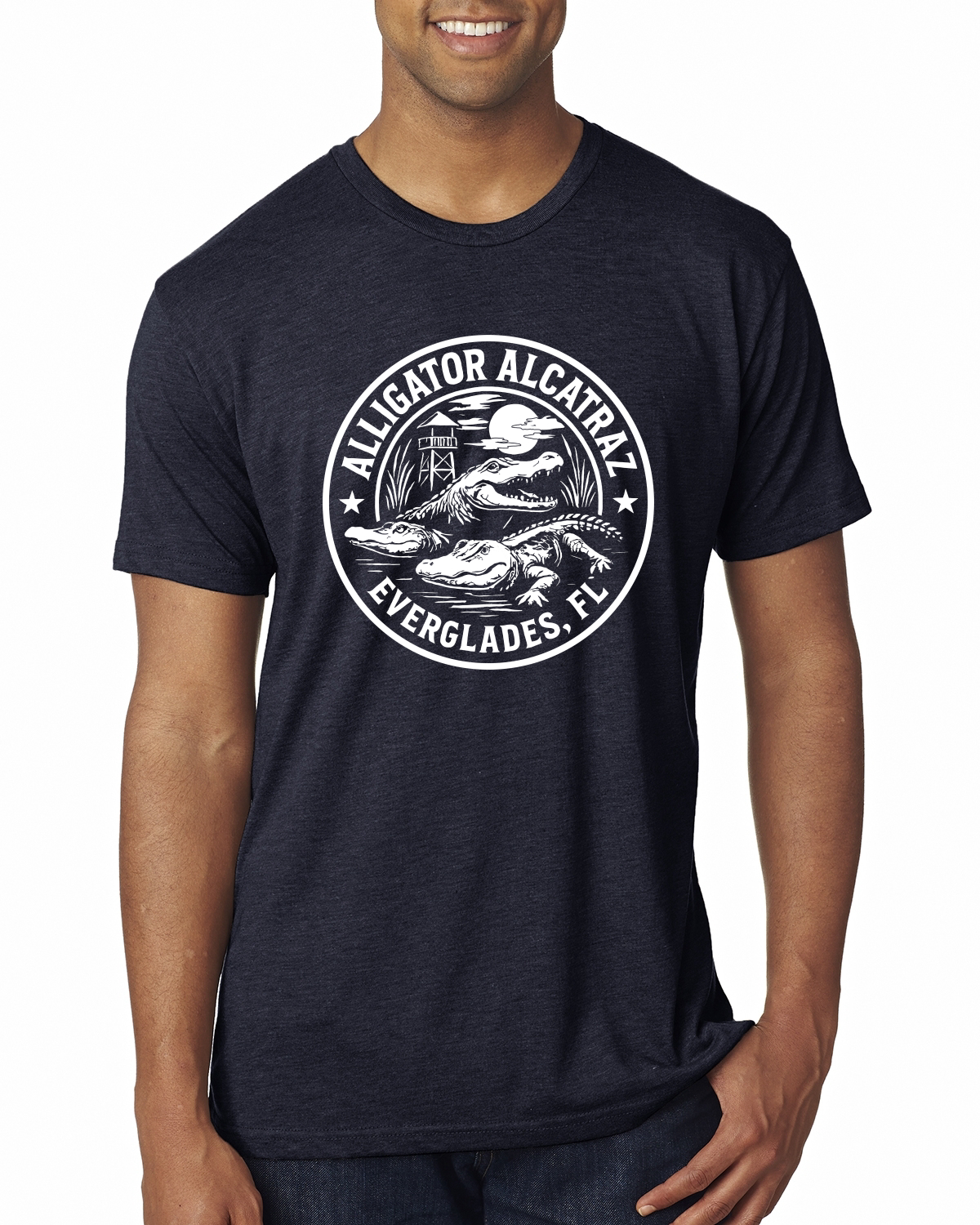 Camiseta Premium Alligator Alcatraz Divertida Florida Gator Prison Souvenir Para Hombre - Imagen 7 de 15