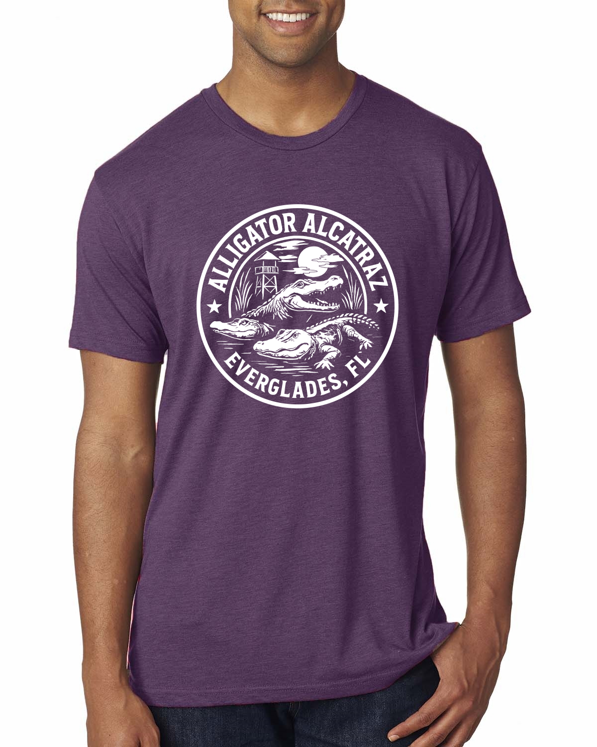 Camiseta Premium Alligator Alcatraz Divertida Florida Gator Prison Souvenir Para Hombre - Imagen 8 de 15