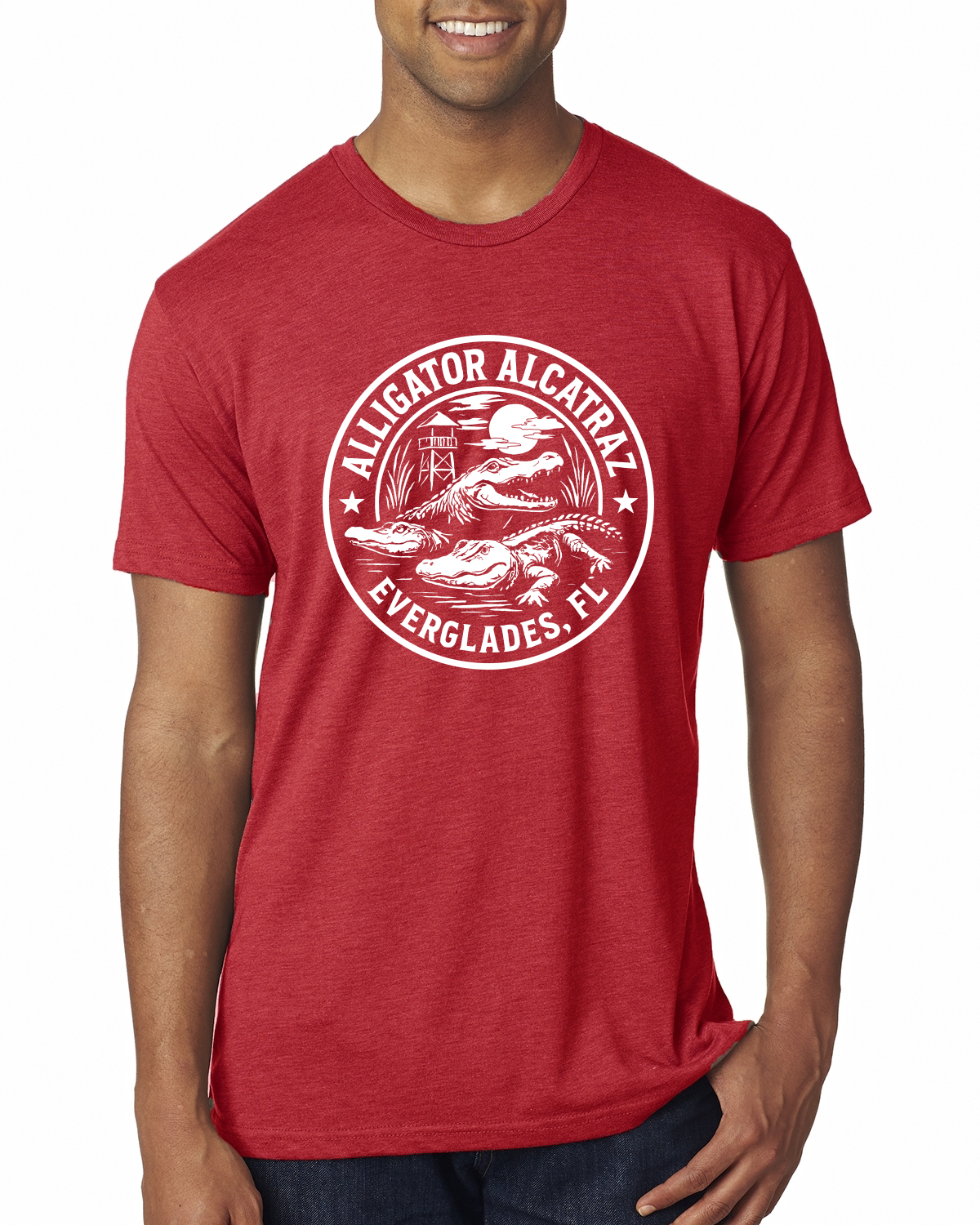 Camiseta Premium Alligator Alcatraz Divertida Florida Gator Prison Souvenir Para Hombre - Imagen 9 de 15