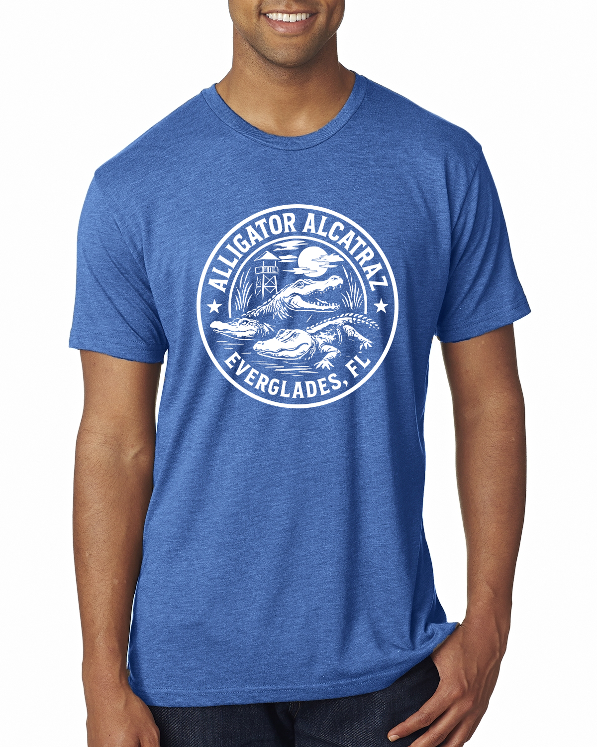 Camiseta Premium Alligator Alcatraz Divertida Florida Gator Prison Souvenir Para Hombre - Imagen 10 de 15