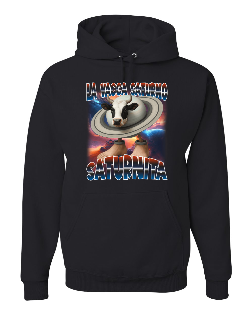 Sudadera con Capucha Divertida La Vacca Saturno Saturnita Brainrot - Imagen 3 de 28