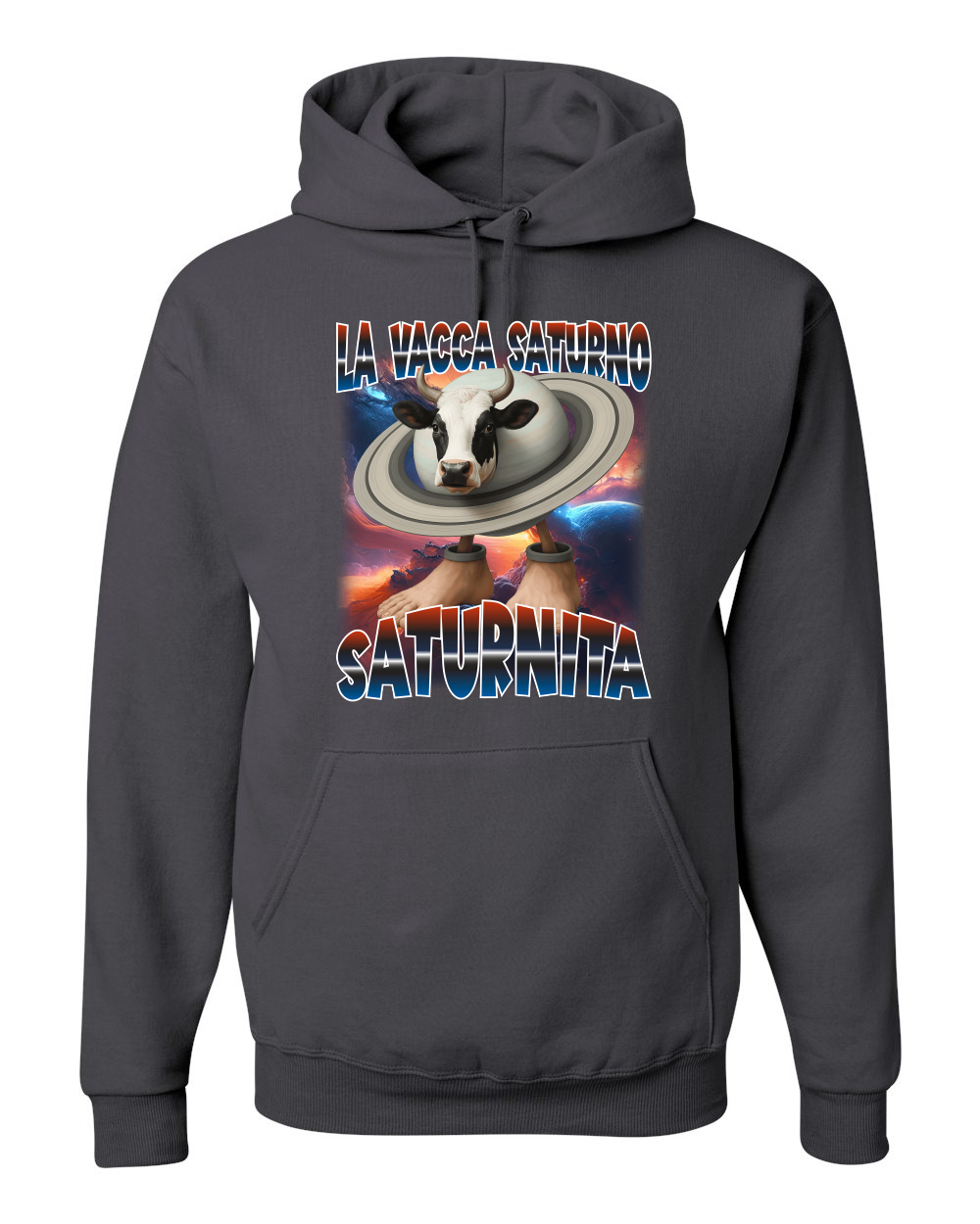 Sudadera con Capucha Divertida La Vacca Saturno Saturnita Brainrot - Imagen 4 de 28