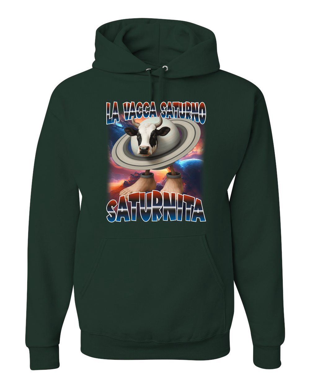 Sudadera con Capucha Divertida La Vacca Saturno Saturnita Brainrot - Imagen 5 de 28