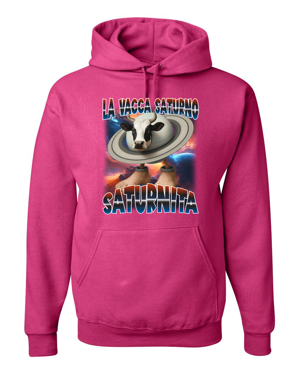 Sudadera con Capucha Divertida La Vacca Saturno Saturnita Brainrot - Imagen 6 de 28