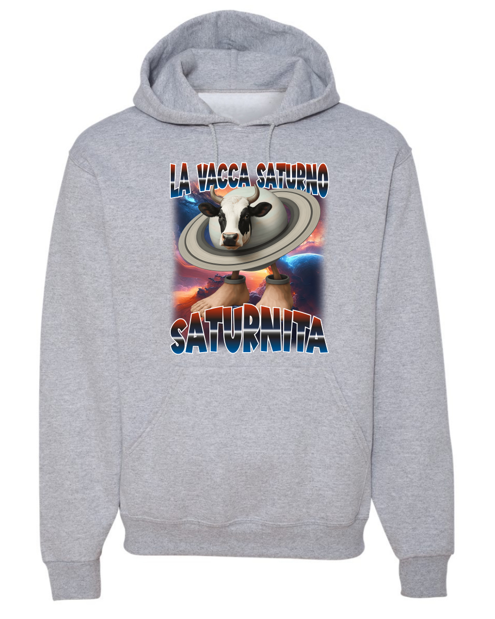 Sudadera con Capucha Divertida La Vacca Saturno Saturnita Brainrot - Imagen 8 de 28