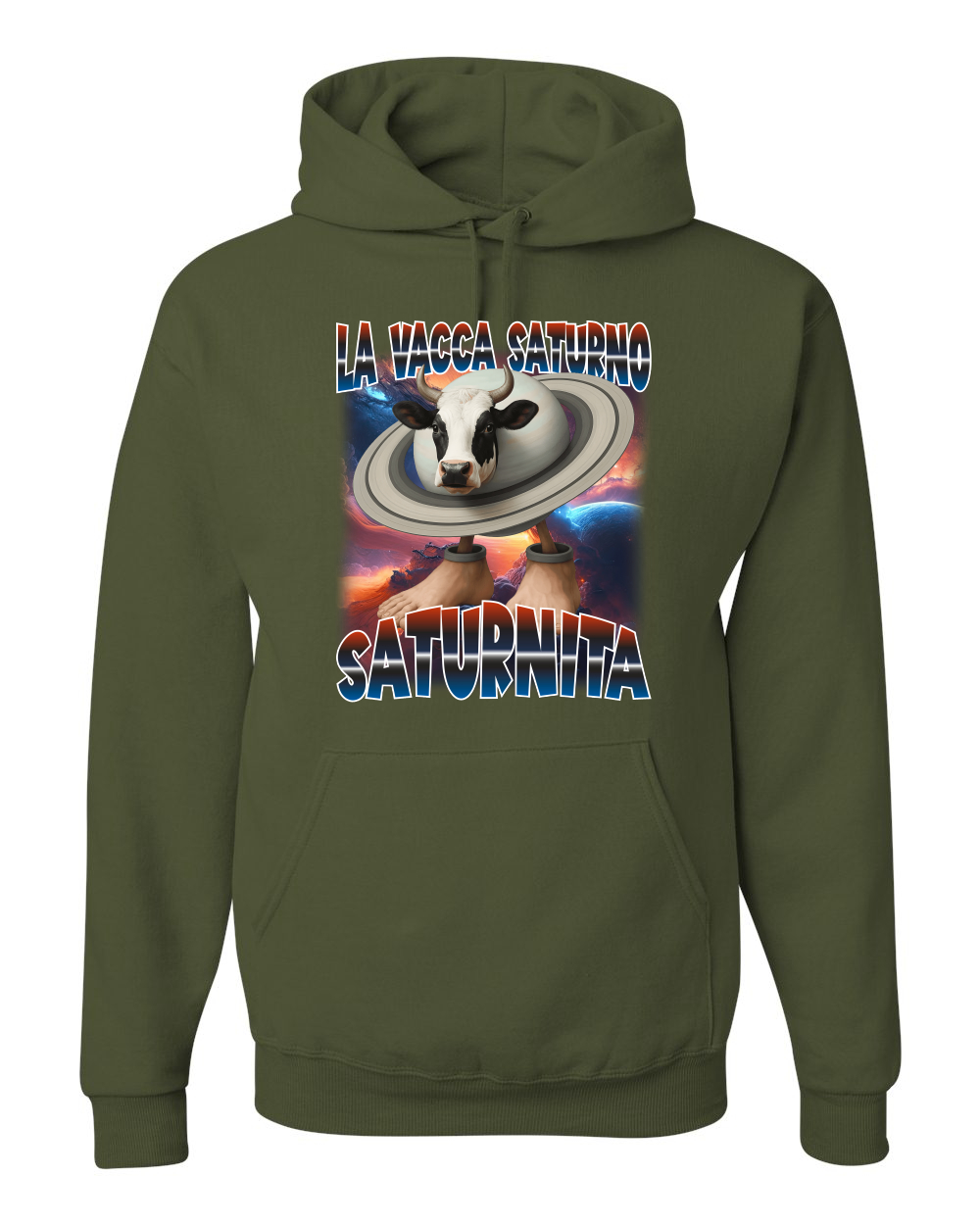 Sudadera con Capucha Divertida La Vacca Saturno Saturnita Brainrot - Imagen 25 de 28