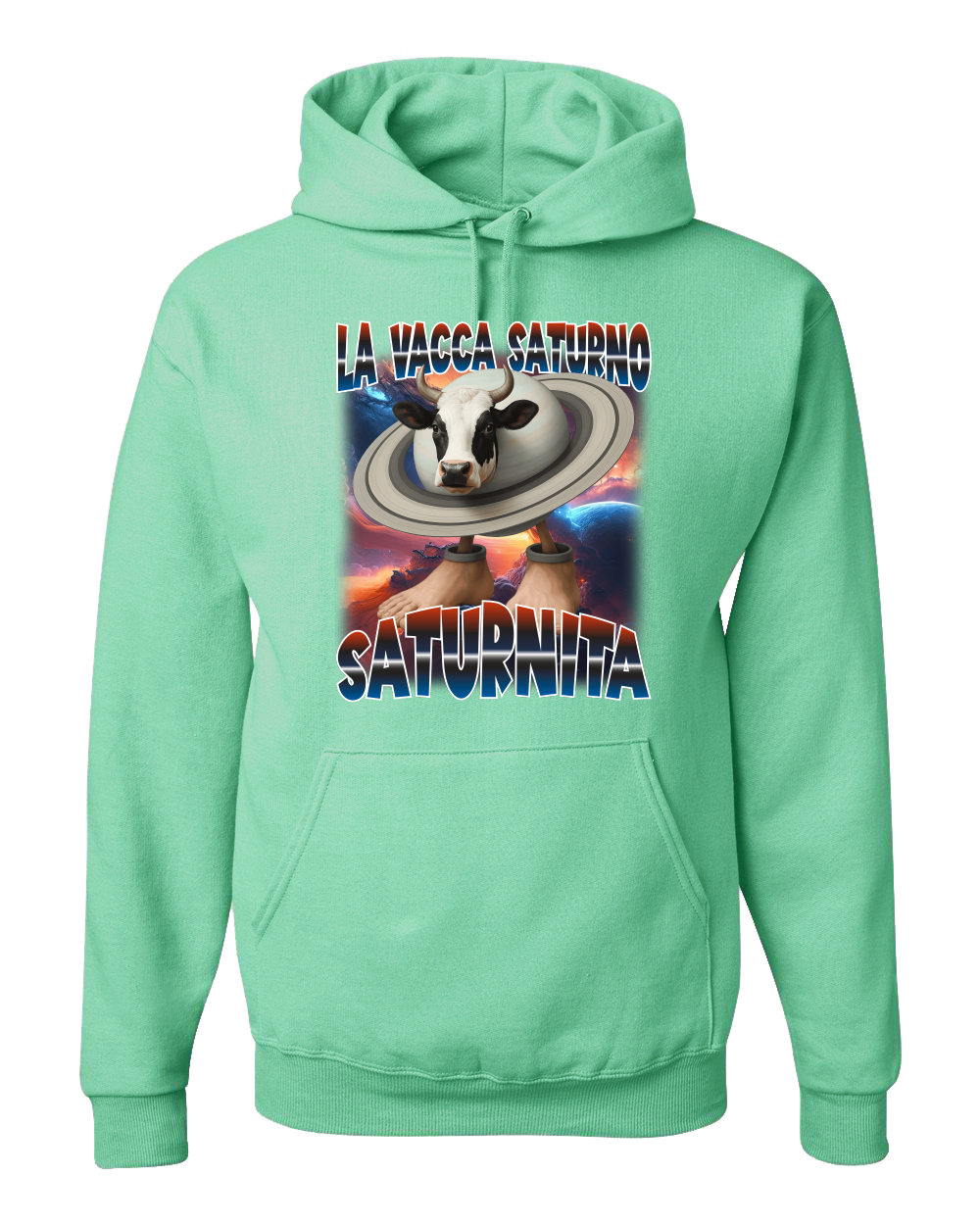 Sudadera con Capucha Divertida La Vacca Saturno Saturnita Brainrot - Imagen 24 de 28