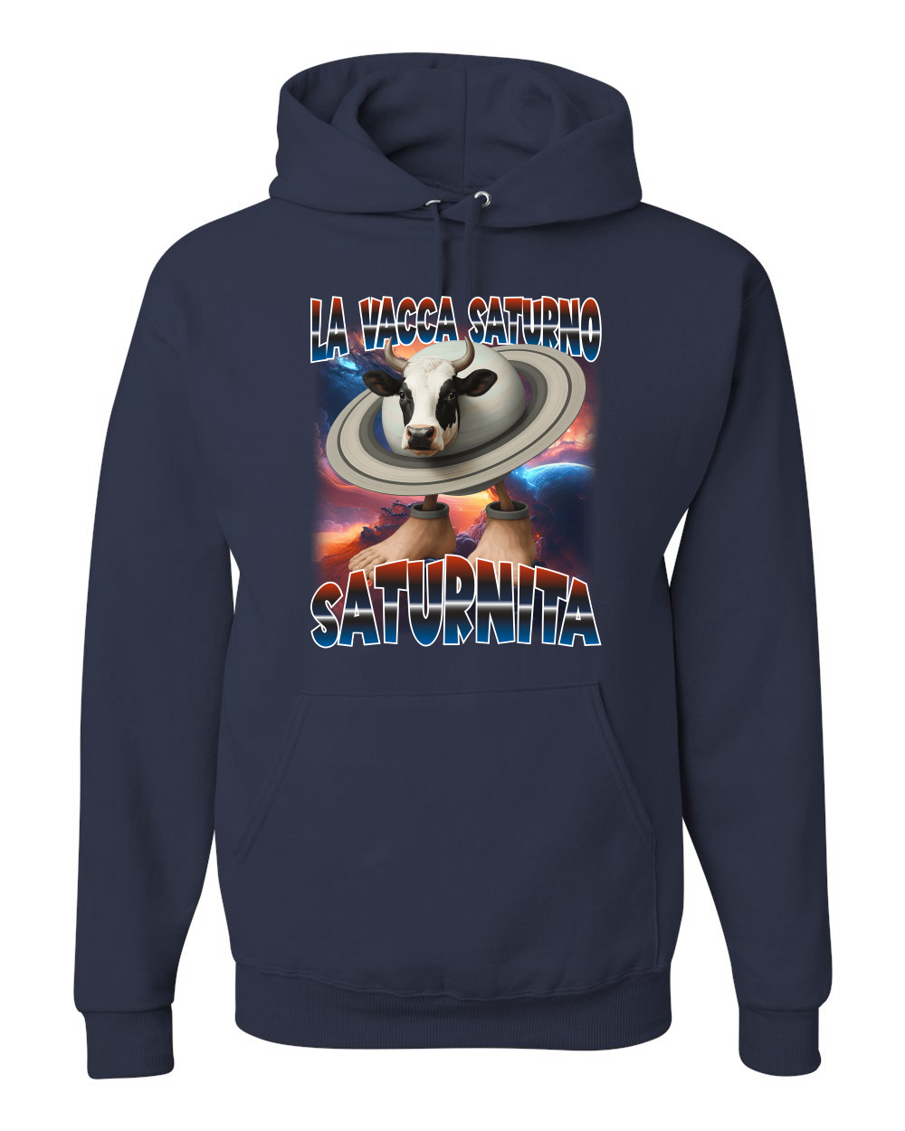 Sudadera con Capucha Divertida La Vacca Saturno Saturnita Brainrot - Imagen 12 de 28