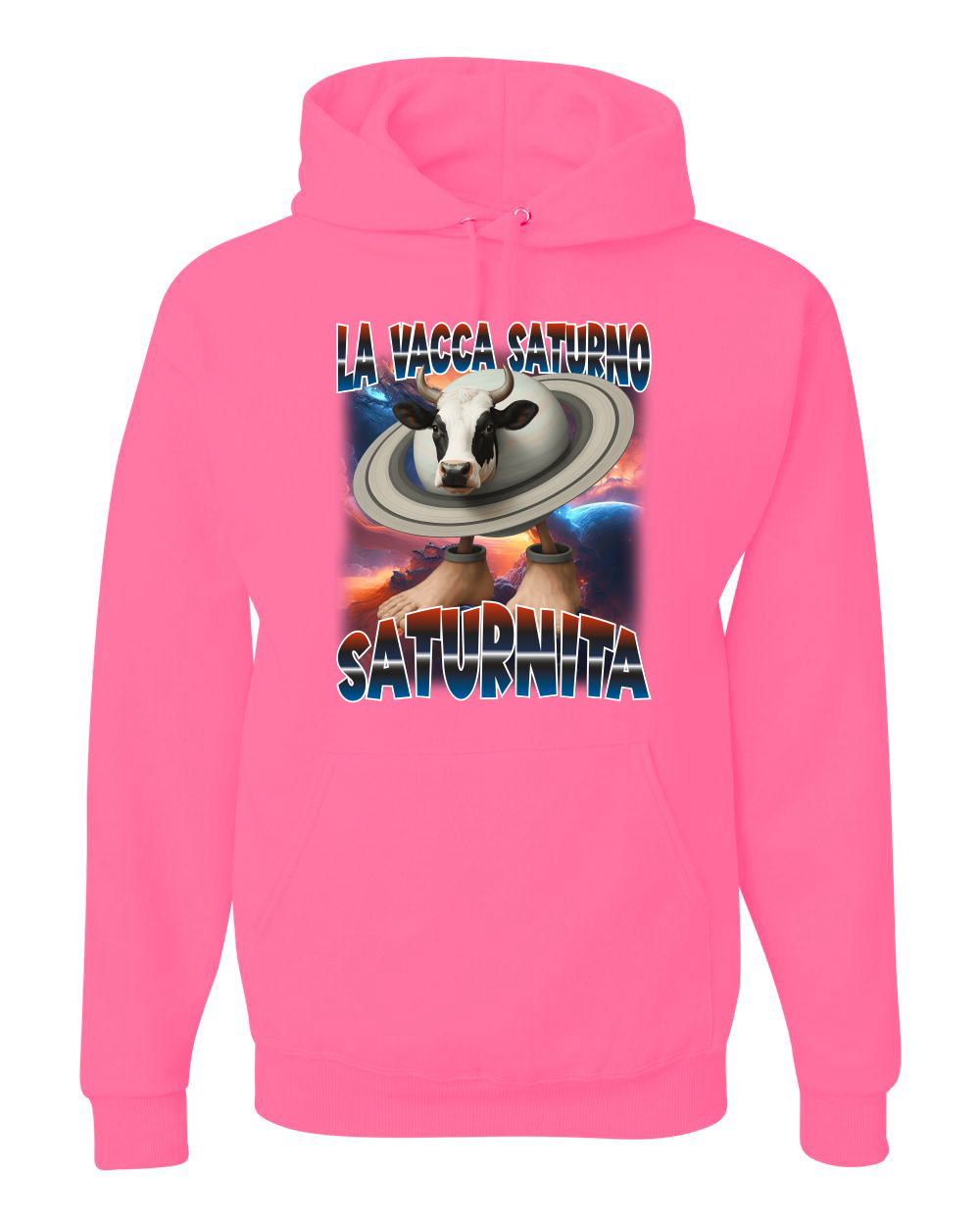 Sudadera con Capucha Divertida La Vacca Saturno Saturnita Brainrot - Imagen 13 de 28