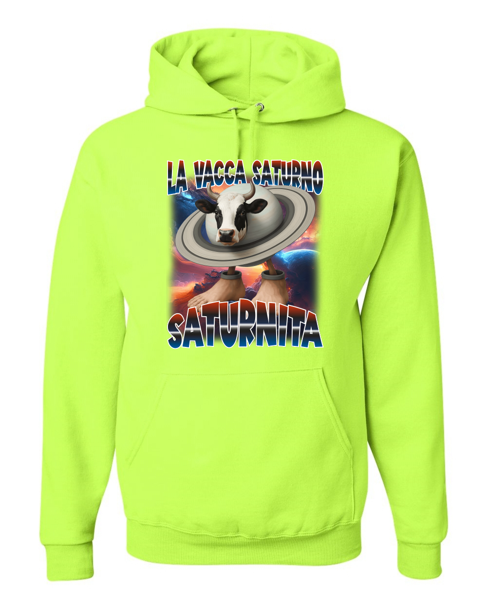 Sudadera con Capucha Divertida La Vacca Saturno Saturnita Brainrot - Imagen 23 de 28