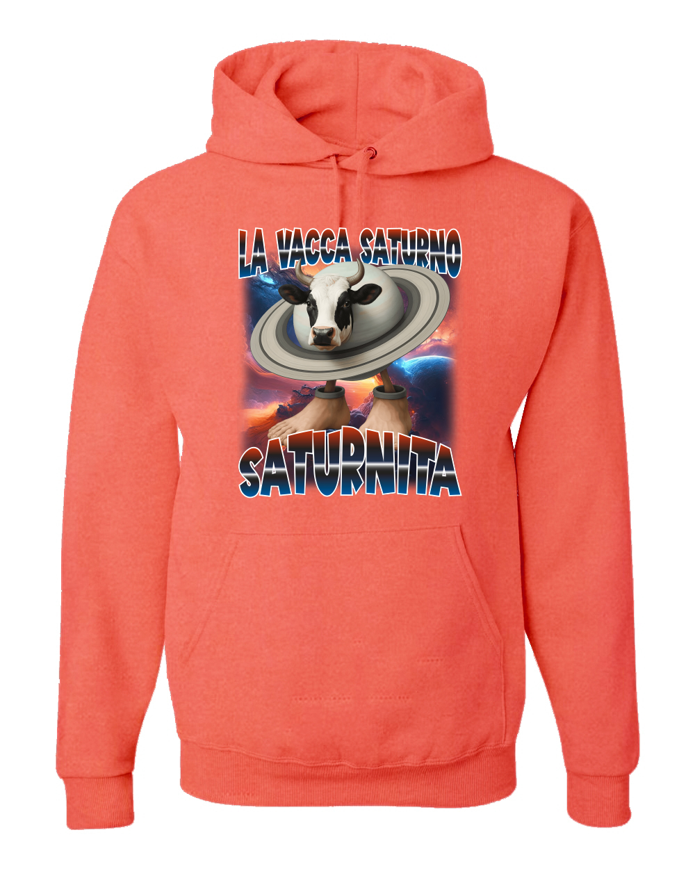Sudadera con Capucha Divertida La Vacca Saturno Saturnita Brainrot - Imagen 27 de 28
