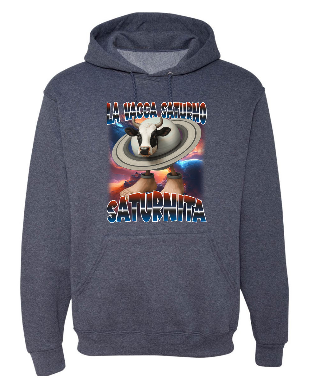 Sudadera con Capucha Divertida La Vacca Saturno Saturnita Brainrot - Imagen 19 de 28