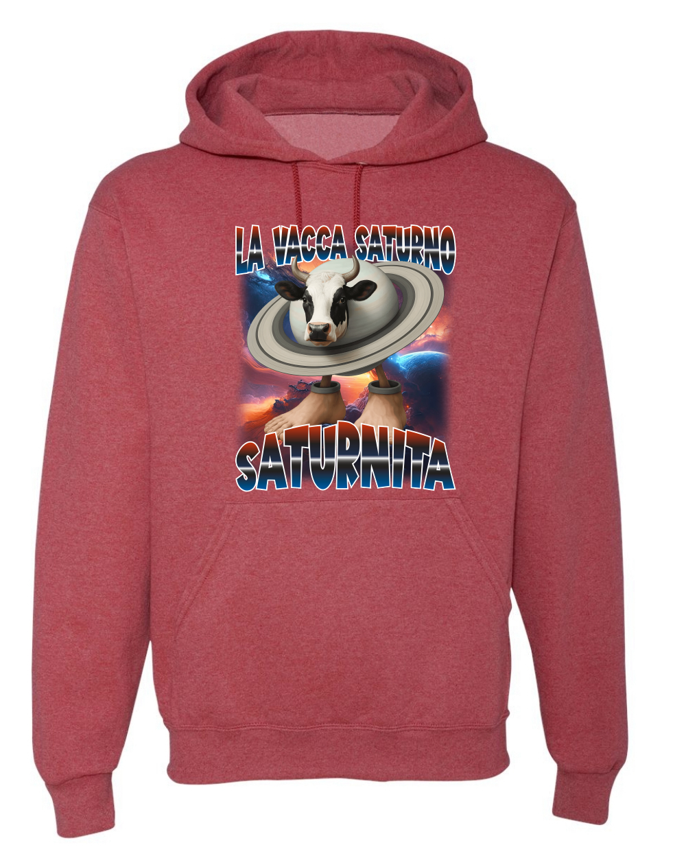Sudadera con Capucha Divertida La Vacca Saturno Saturnita Brainrot - Imagen 20 de 28