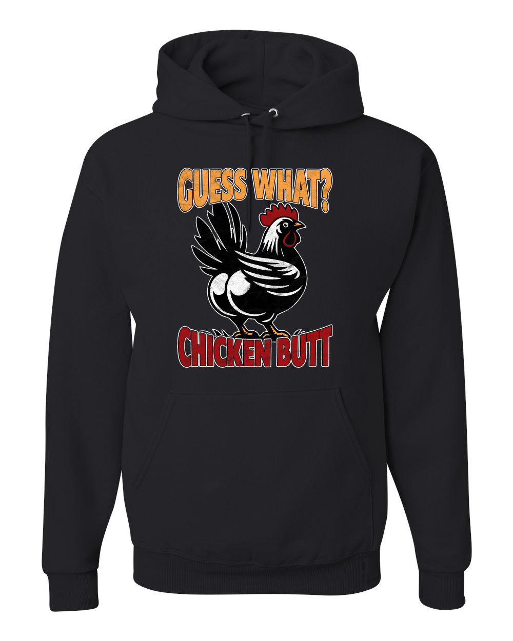 Sudadera con capucha Guess What Chicken Butt Animal Pun - Imagen 3 de 28