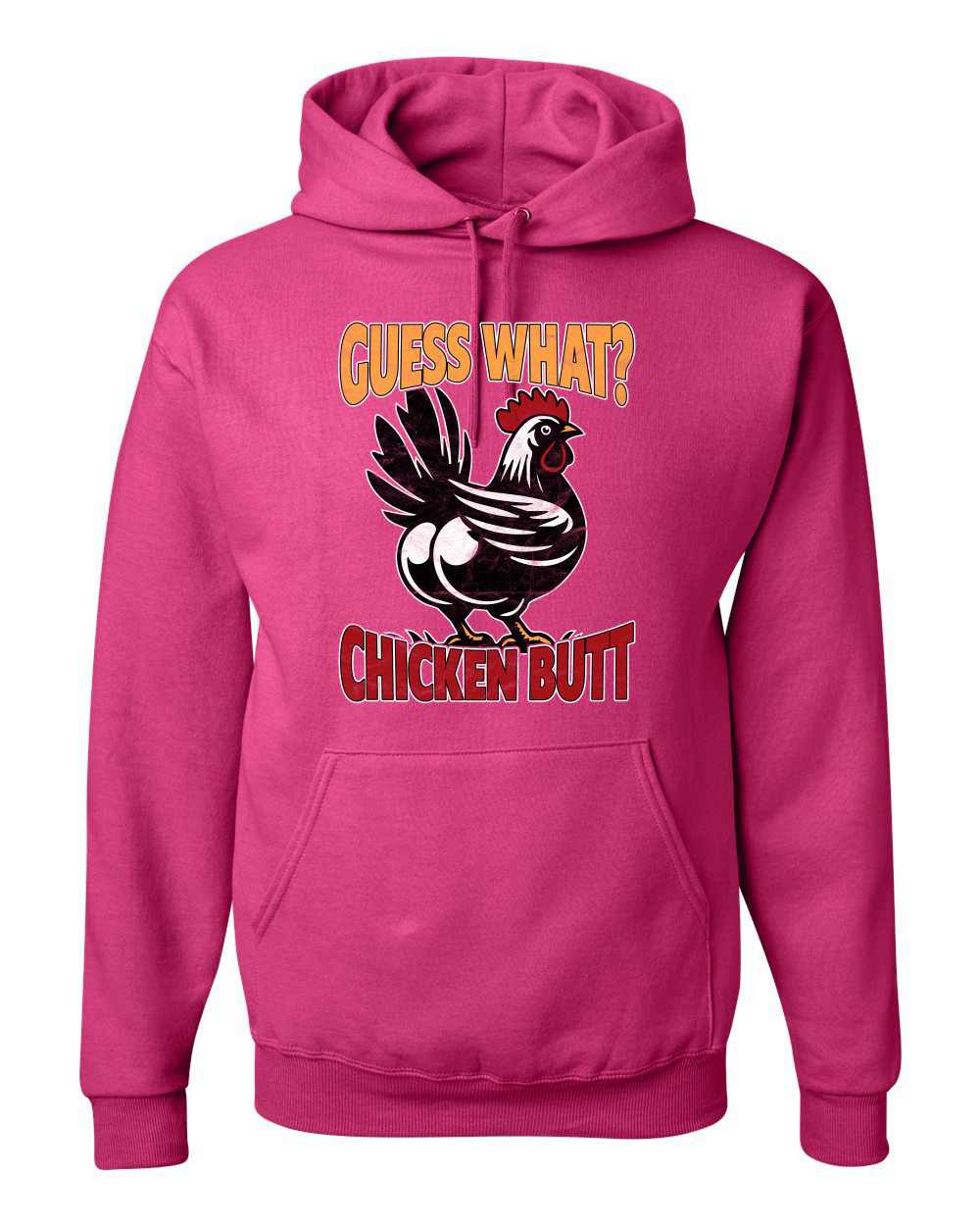 Sudadera con capucha Guess What Chicken Butt Animal Pun - Imagen 6 de 28