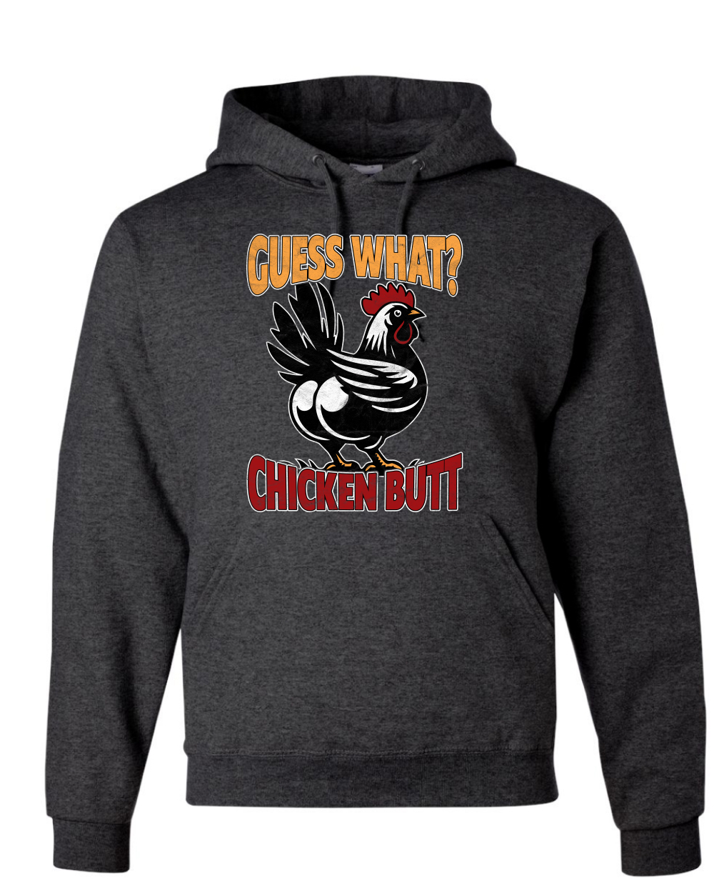 Sudadera con capucha Guess What Chicken Butt Animal Pun - Imagen 7 de 28