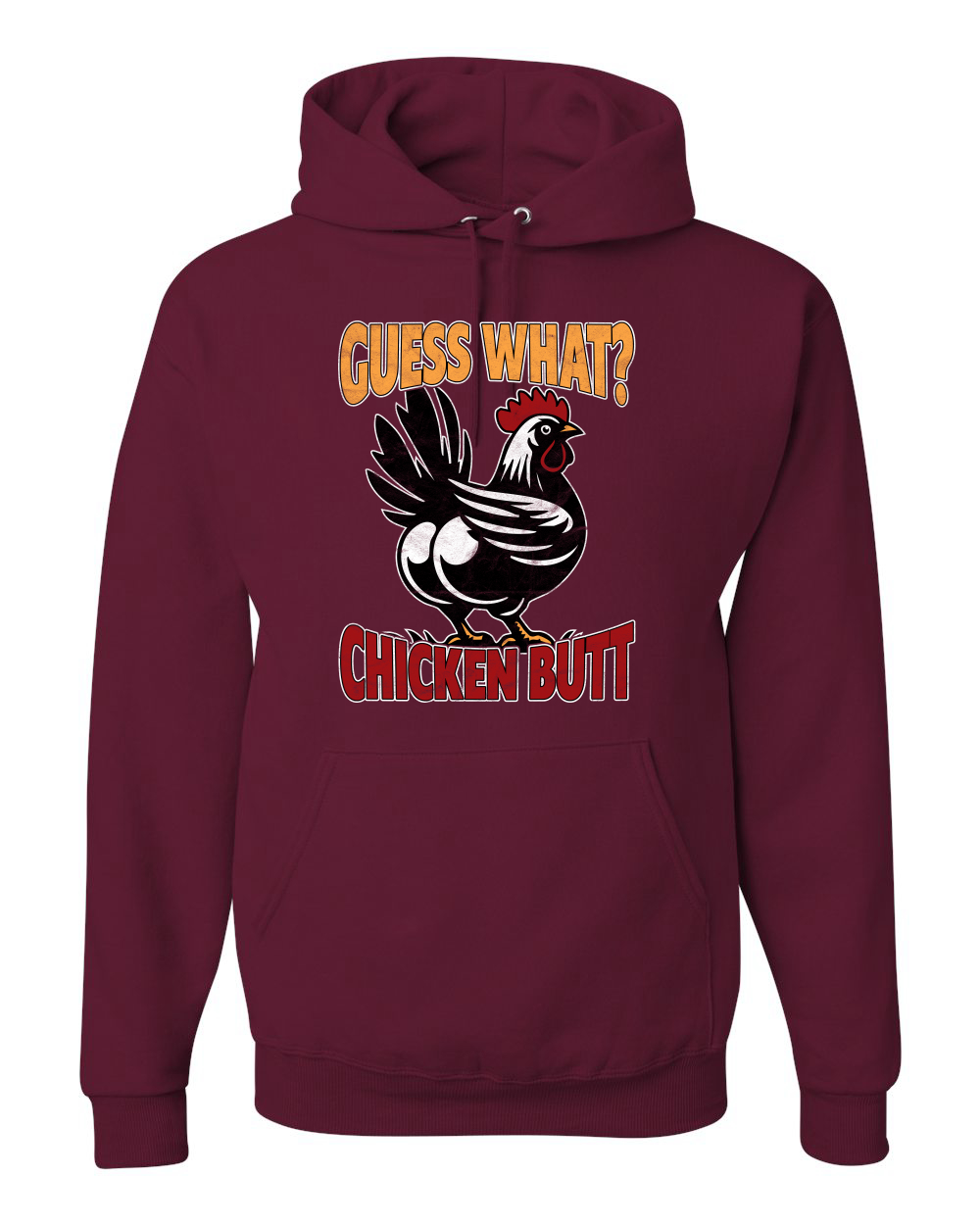 Sudadera con capucha Guess What Chicken Butt Animal Pun - Imagen 11 de 28