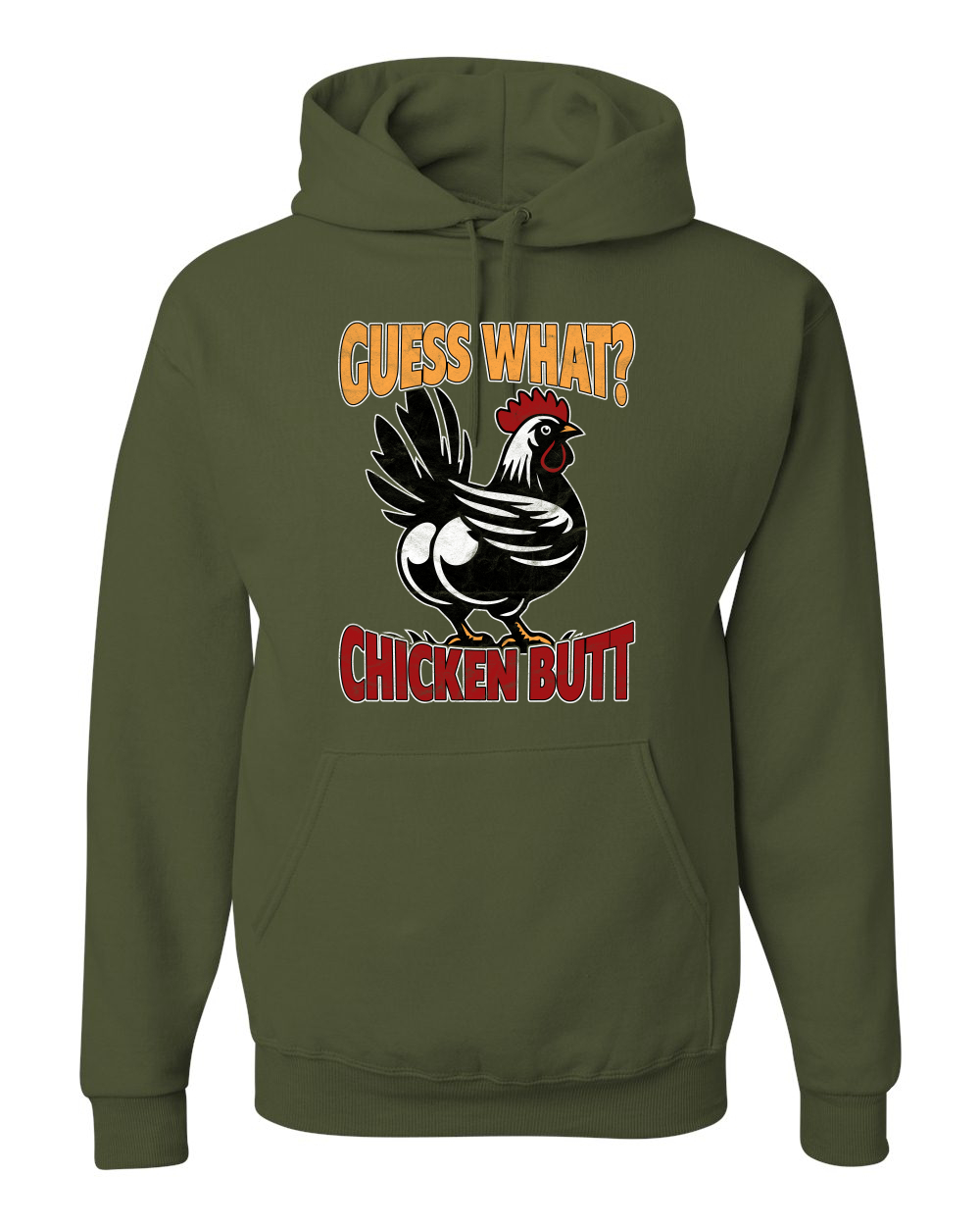 Sudadera con capucha Guess What Chicken Butt Animal Pun - Imagen 25 de 28