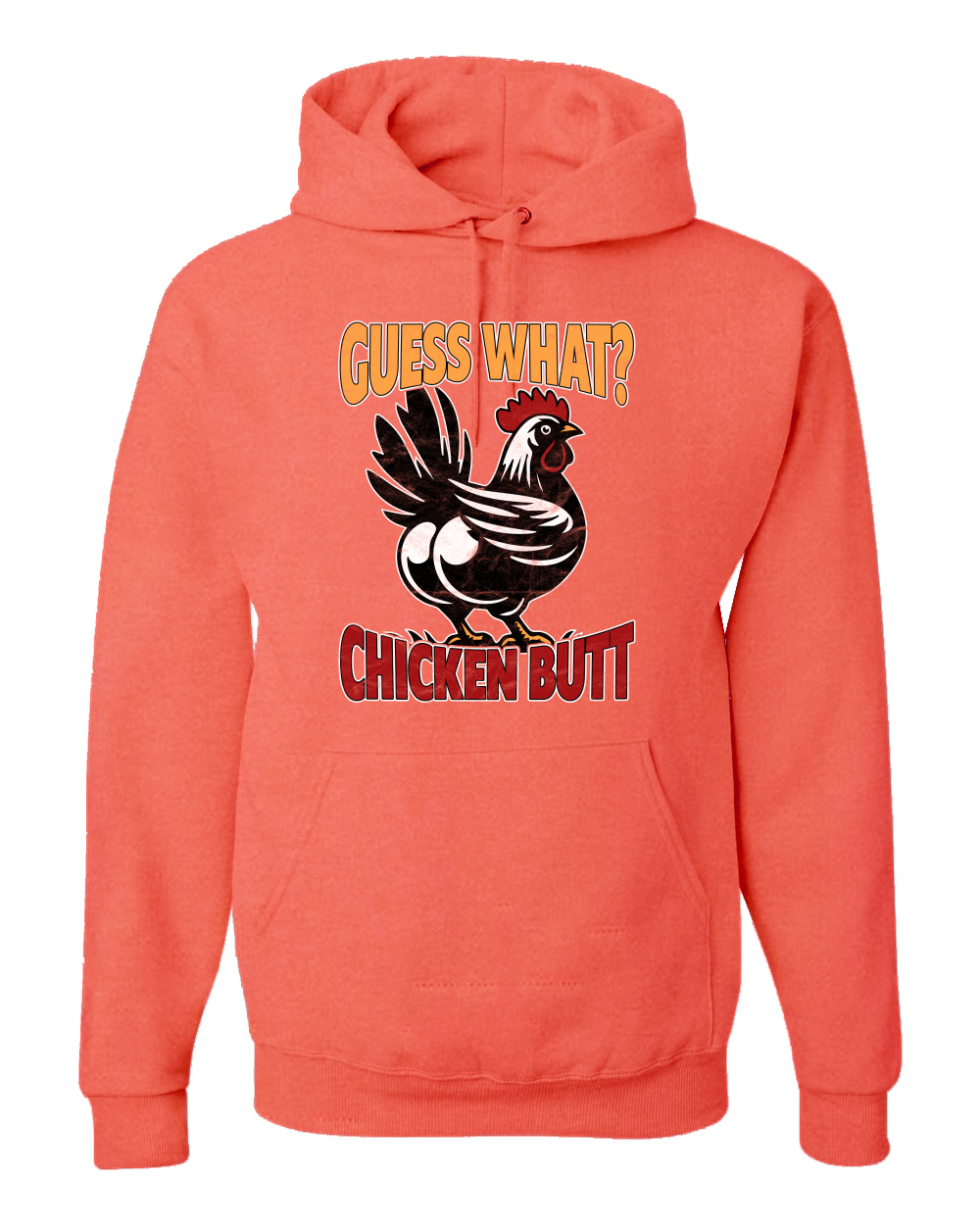 Sudadera con capucha Guess What Chicken Butt Animal Pun - Imagen 27 de 28