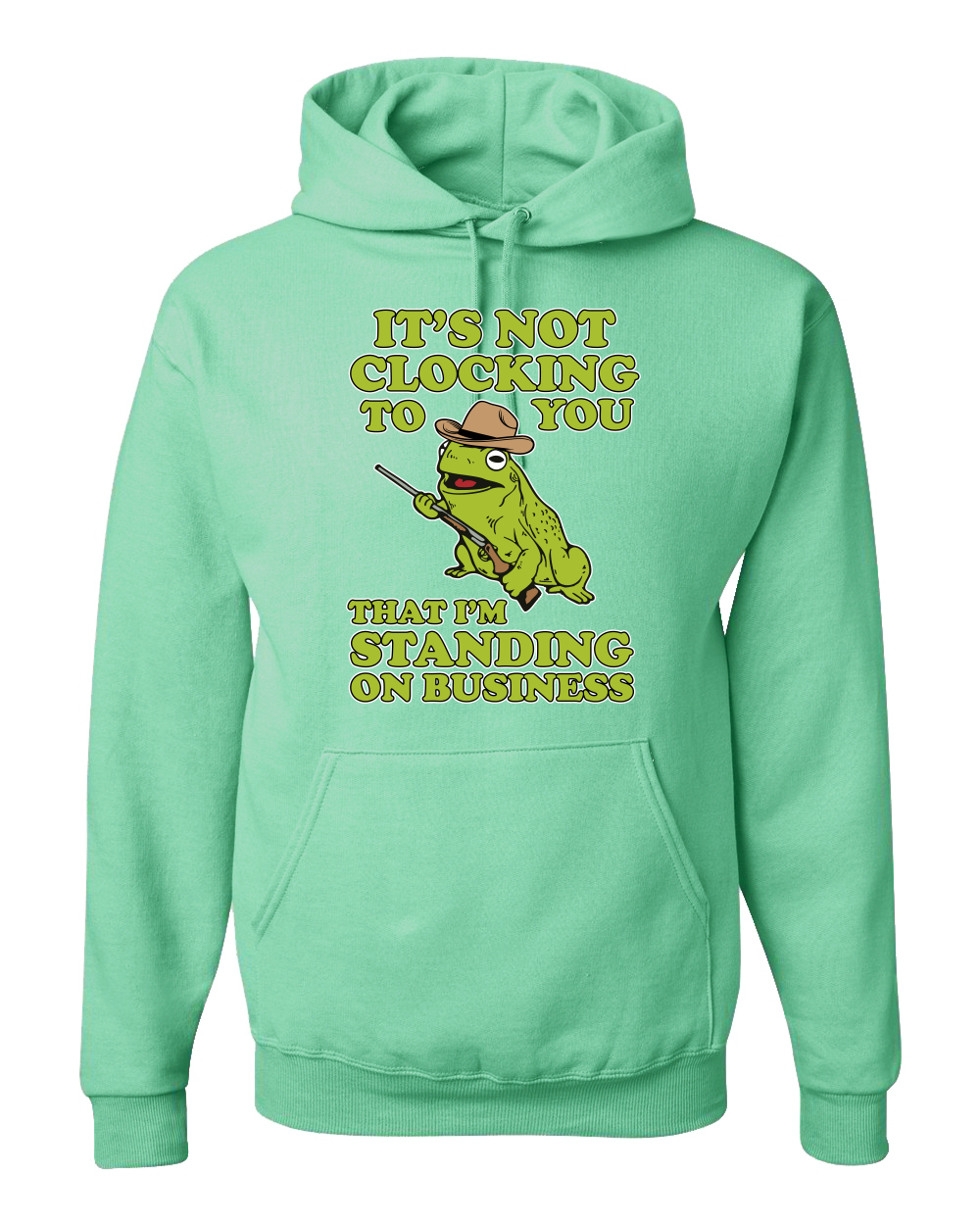 It's Not Clocking To You I'm Standing on Business Meme sudadera con capucha viral - Imagen 24 de 28