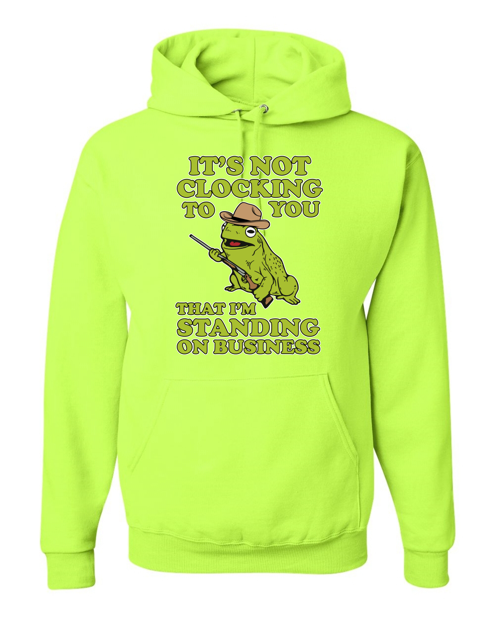 It's Not Clocking To You I'm Standing on Business Meme sudadera con capucha viral - Imagen 23 de 28