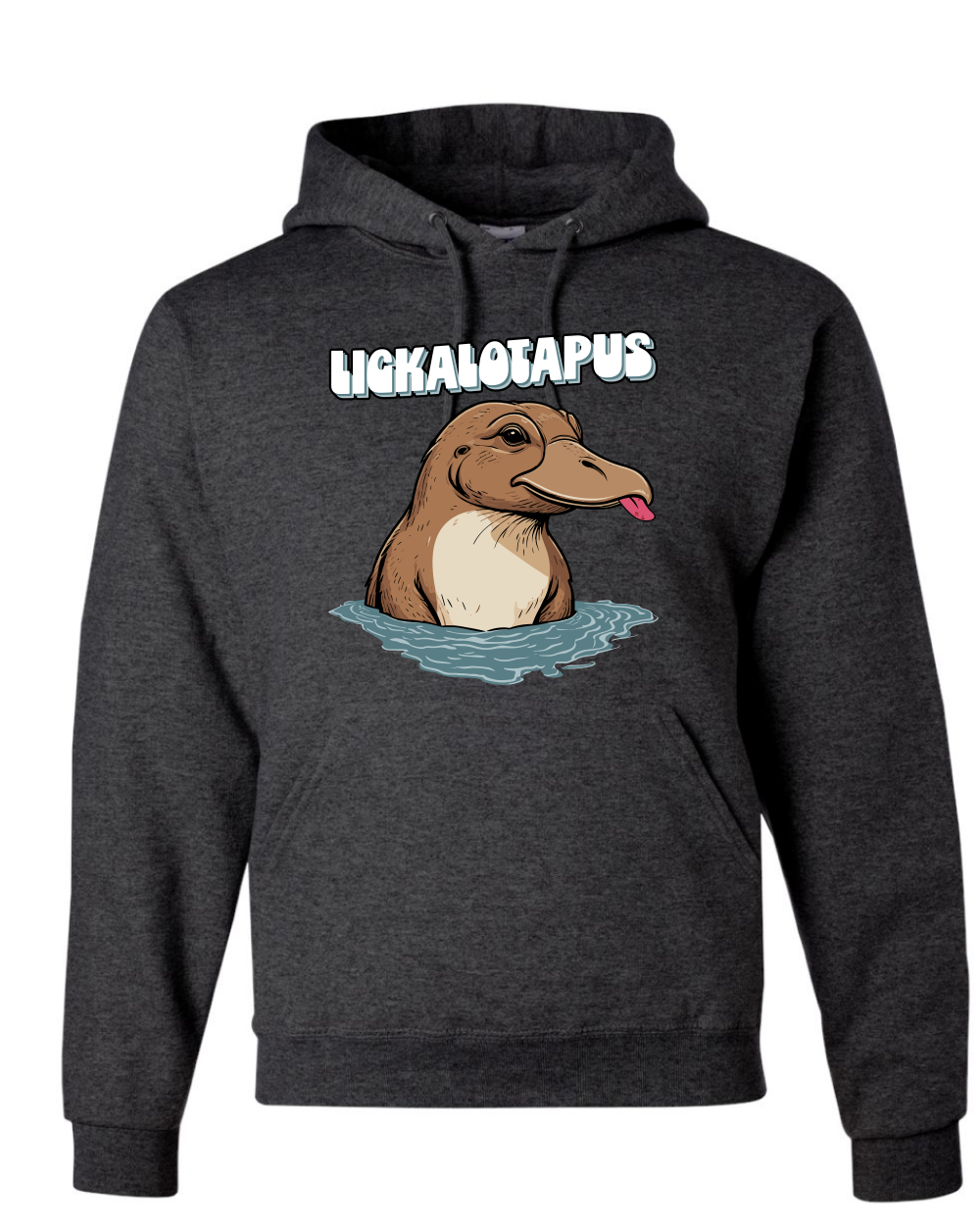 Sudadera con Capucha Lickalotapus Divertida Ornitorrinco Animal Pun - Imagen 7 de 28