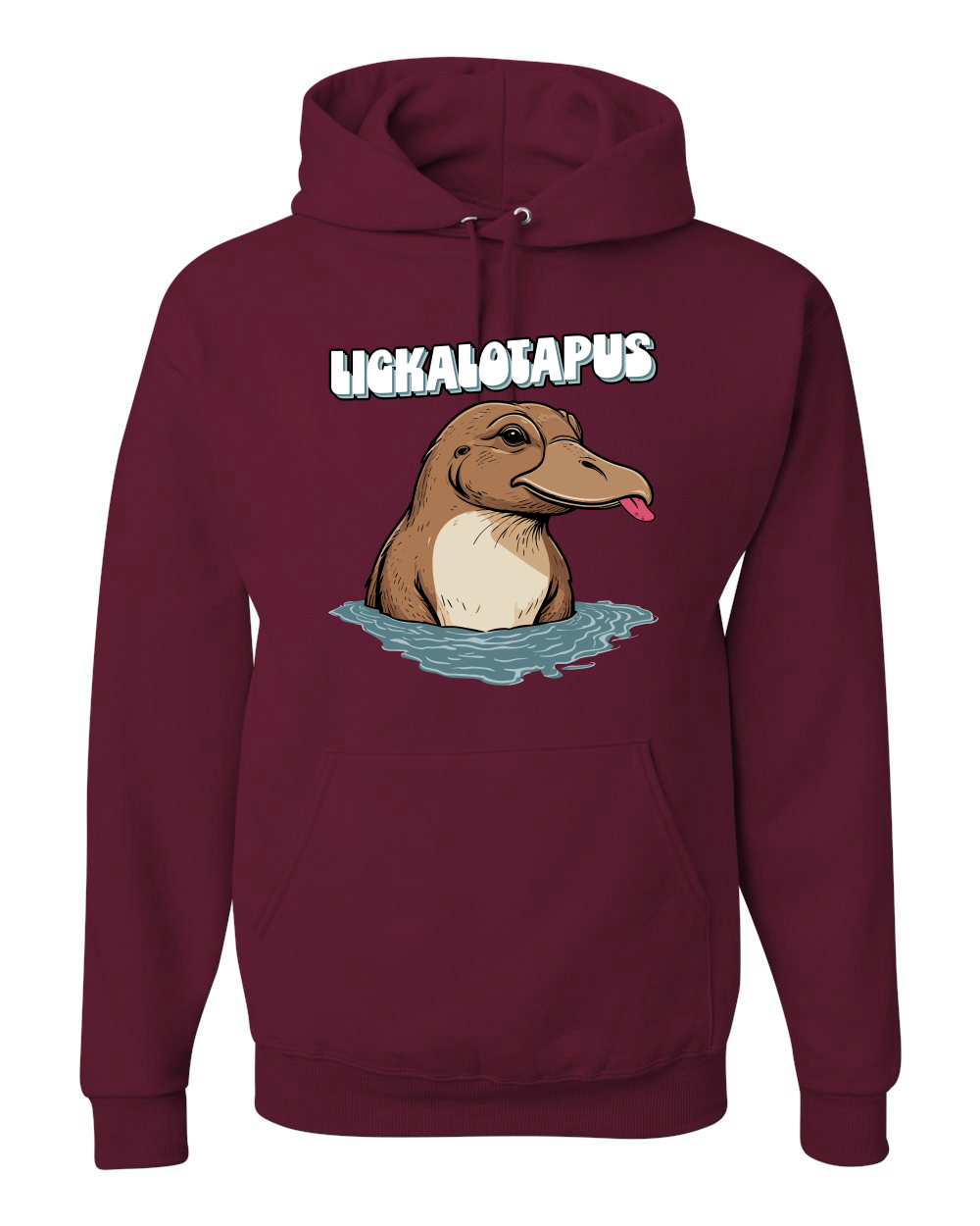 Sudadera con Capucha Lickalotapus Divertida Ornitorrinco Animal Pun - Imagen 11 de 28