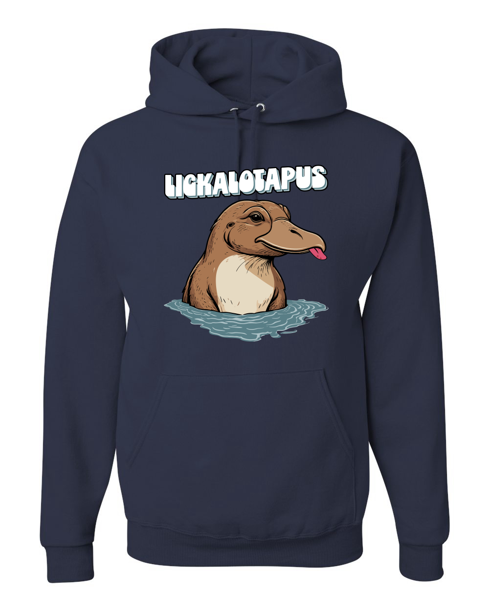 Sudadera con Capucha Lickalotapus Divertida Ornitorrinco Animal Pun - Imagen 12 de 28