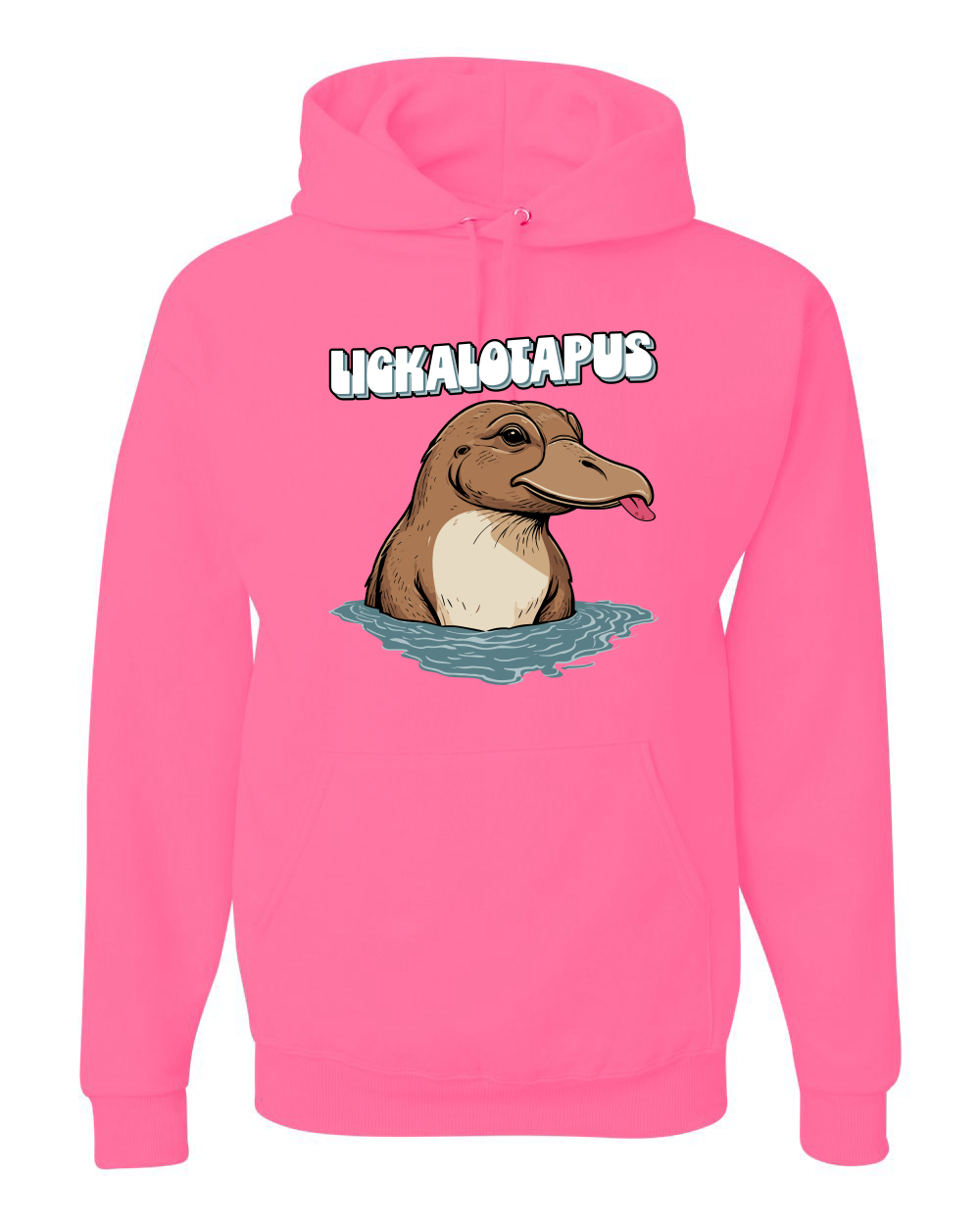 Sudadera con Capucha Lickalotapus Divertida Ornitorrinco Animal Pun - Imagen 13 de 28