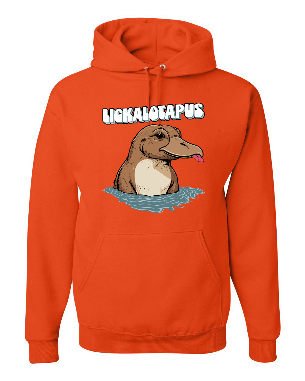 Sudadera con Capucha Lickalotapus Divertida Ornitorrinco Animal Pun - Imagen 14 de 28