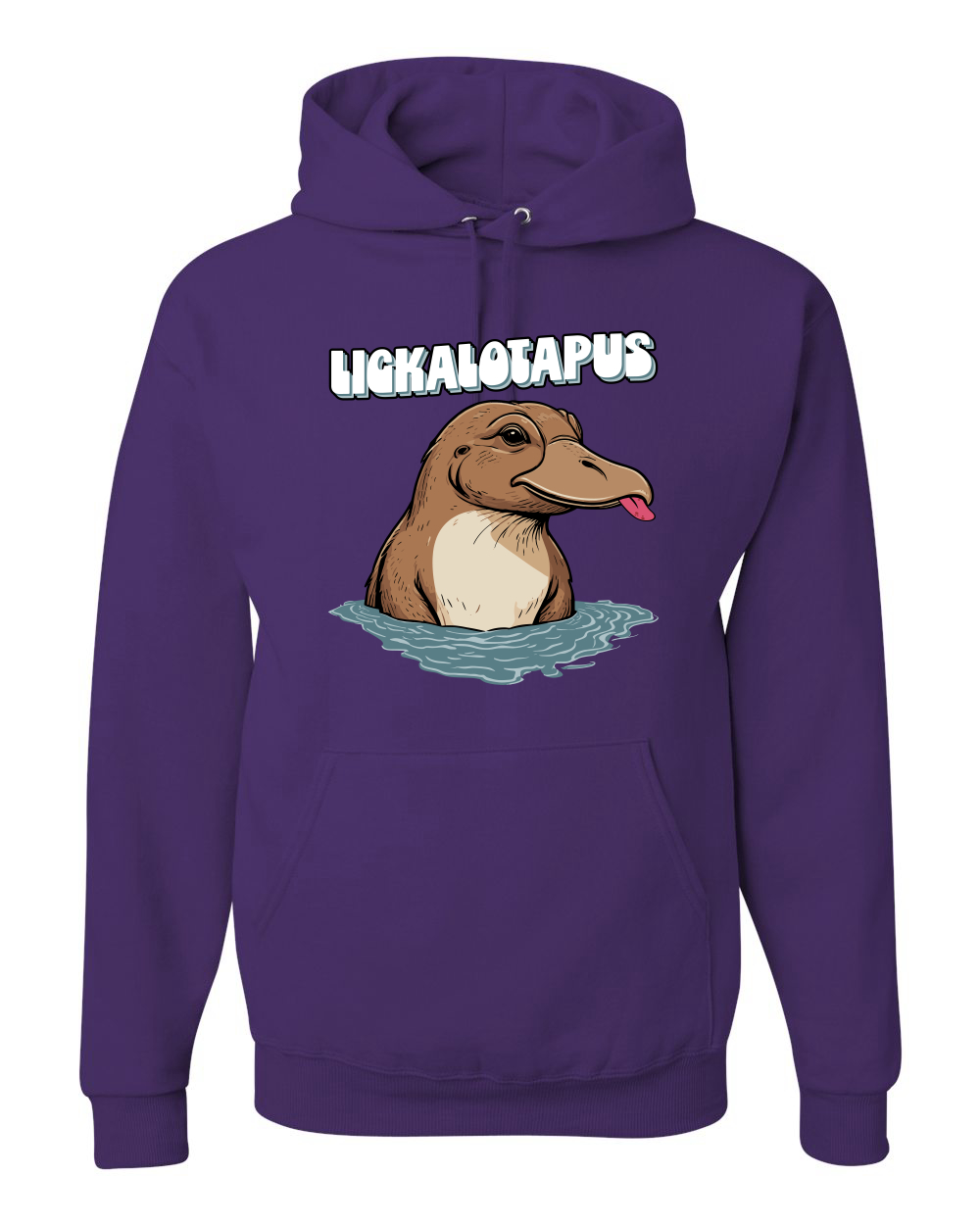 Sudadera con Capucha Lickalotapus Divertida Ornitorrinco Animal Pun - Imagen 15 de 28
