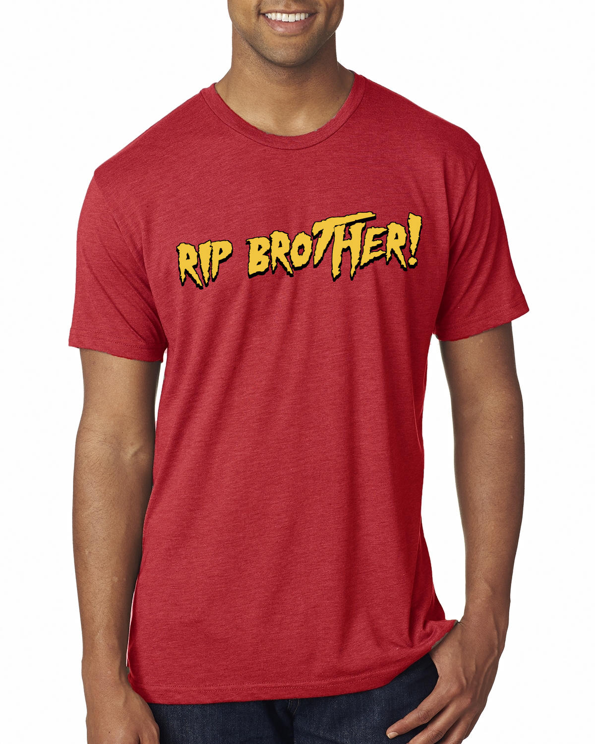 Camiseta premium Rest In Peace Wresting Legend Mania Brother para hombre - Imagen 5 de 5