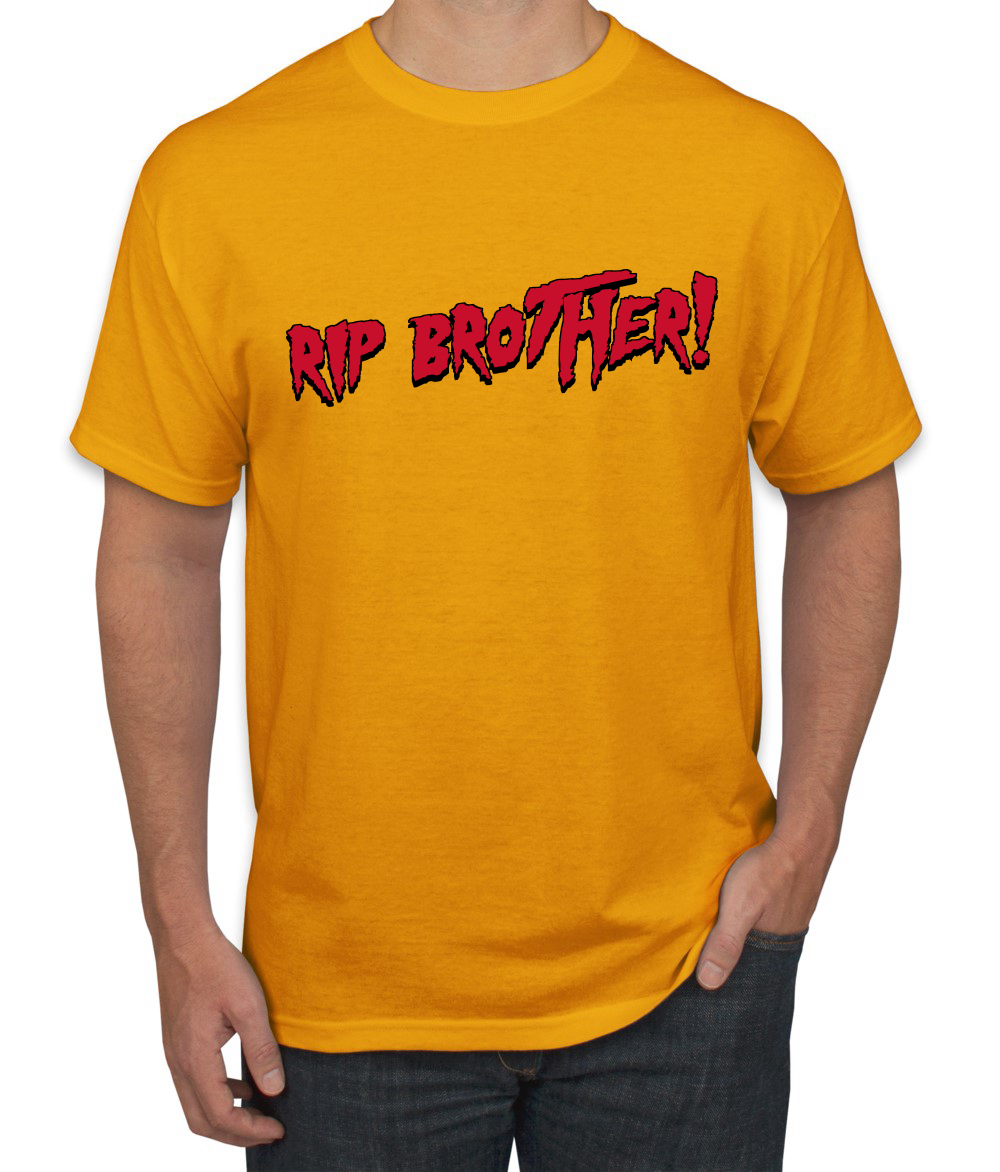Camiseta para hombre Rest In Peace Wresting Legend Mania Brother - Imagen 7 de 7