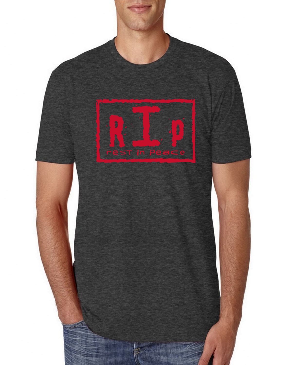 Camiseta premium Rest In Peace Wresting Legend Mania Brother para hombre - Imagen 3 de 5