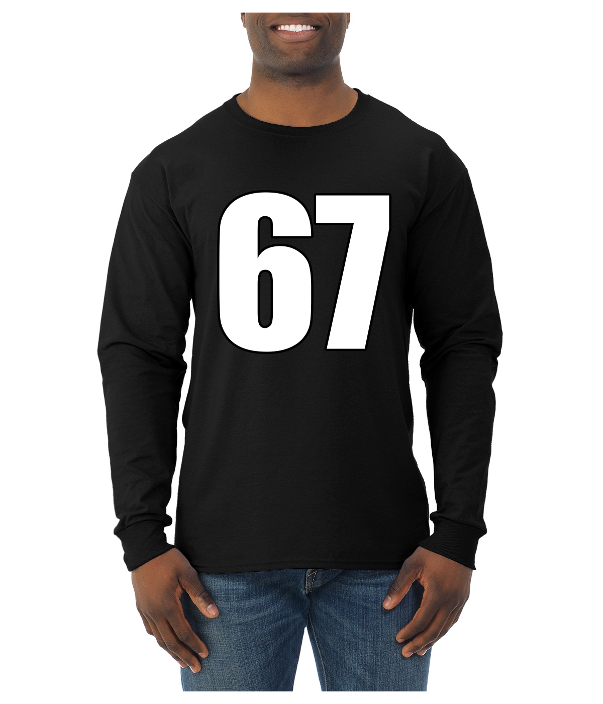 67 Viral Gen Z Slang Meme, Funny Internet Trend Mens Long Sleeve Shirt