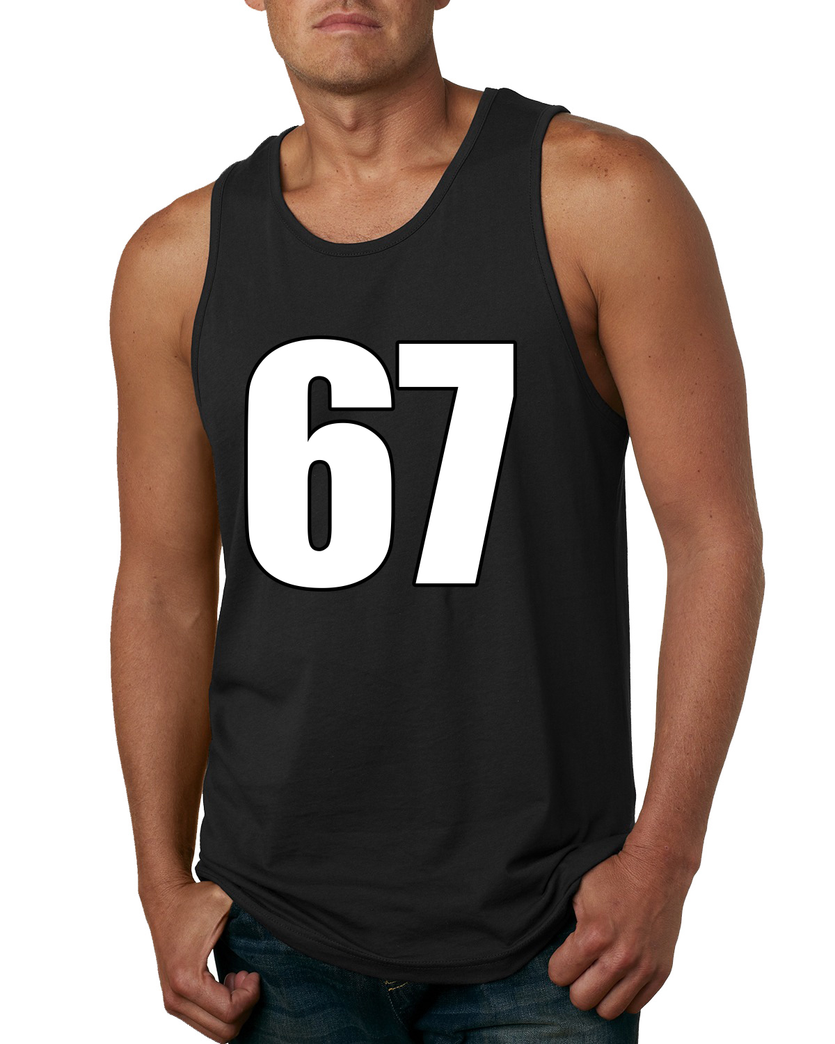 67 Viral Gen Z Slang Meme, Funny Internet Trend Mens Tank Top